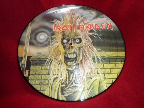 iron maiden - vinyl picture disc - album - release 1980