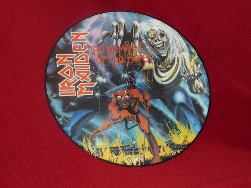 the number of the beast - vinyl picture disc - album - us release 1982