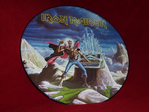 run to the hills - live - vinyl picture disc - single - release 1985