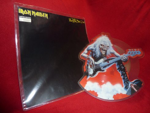 fear of the dark - live - vinyl picture disc - single - release 1993
